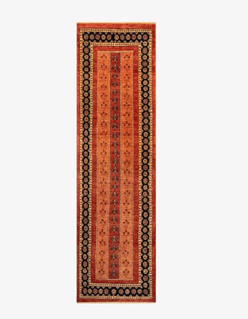 2' 9 x 9' 6 Luribaft Wool Runner Rug