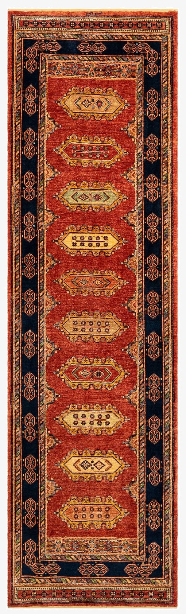 2' 11 x 9' 11 Luribaft Wool Runner Rug