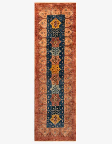 3' 2 x 9' 11 Luribaft Wool Runner Rug
