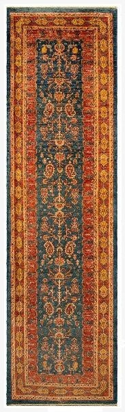 2' 10 x 10' 2 Luribaft Wool Runner Rug