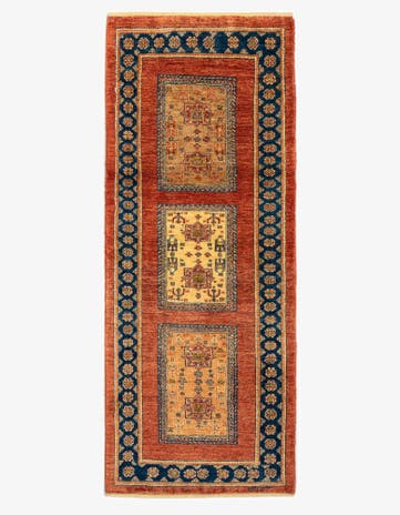 2' 5 x 6' Luribaft Wool Runner Rug