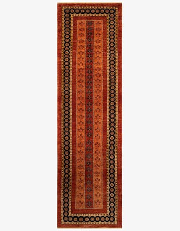 2' 9 x 9' 6 Luribaft Wool Runner Rug