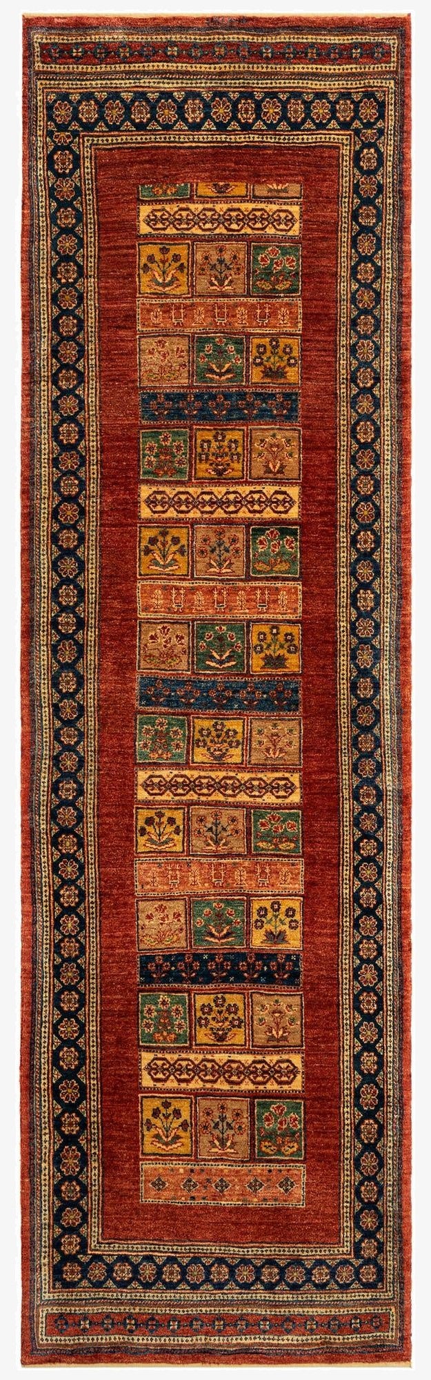 2' 8 x 9' 6 Luribaft Wool Runner Rug