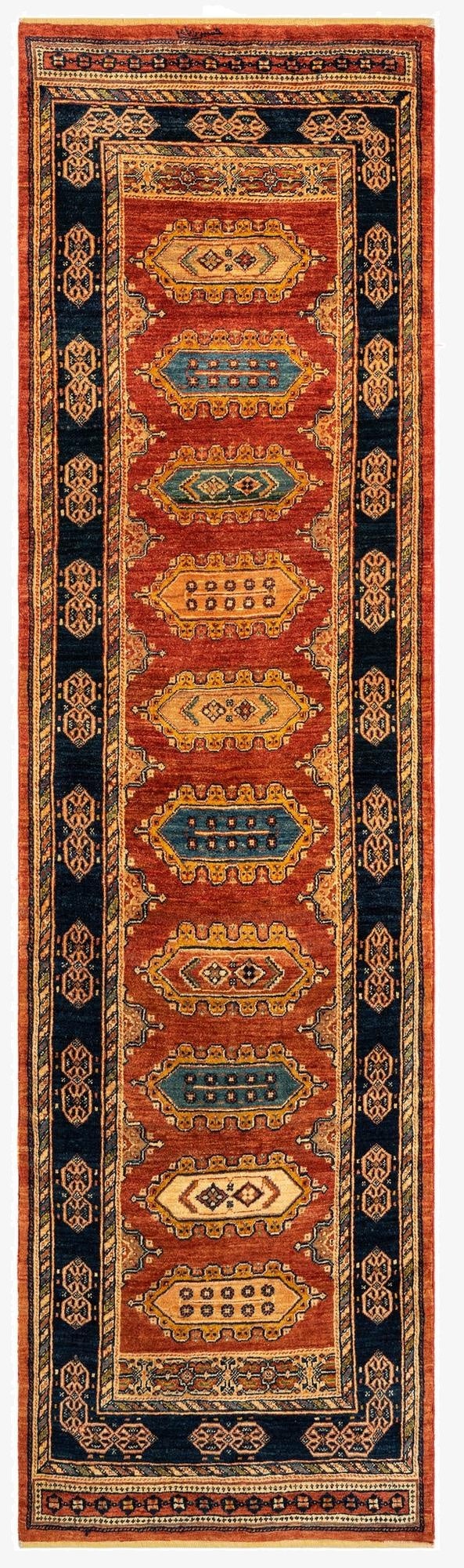 2' 8 x 9' 1 Luribaft Wool Runner Rug