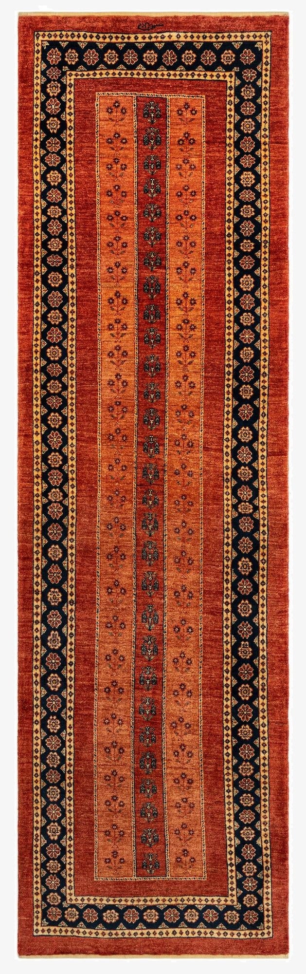 2' 10 x 9' 10 Luribaft Wool Runner Rug