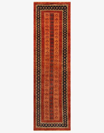 2' 10 x 9' 10 Luribaft Wool Runner Rug