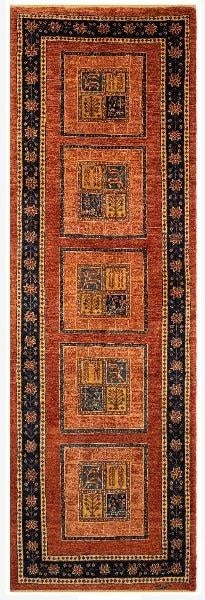 2' 10 x 8' 10 Luribaft Wool Runner Rug