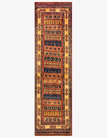 2' 9 x 9' 9 Luribaft Wool Runner Rug