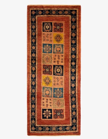 2' 9 x 6' 9 Luribaft Wool Runner Rug