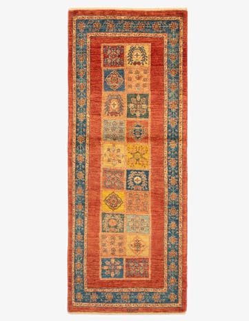 2' 8 x 6' 9 Luribaft Wool Runner Rug