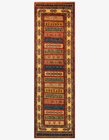 2' 9 x 9' 5 Luribaft Wool Runner Rug