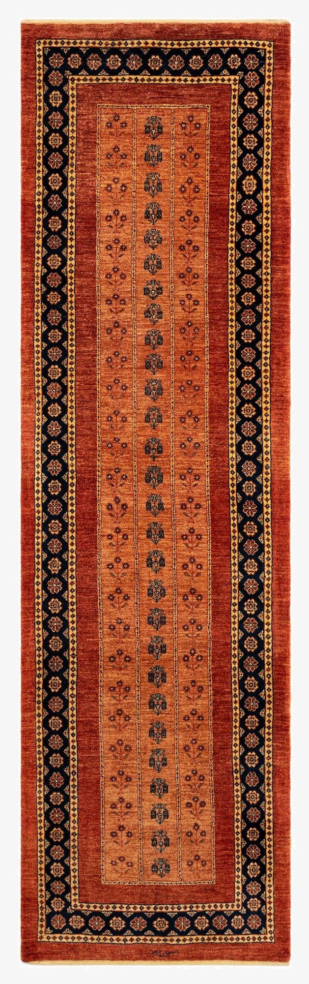 2' 10 x 9' 9 Luribaft Wool Runner Rug