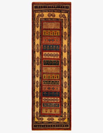 2' 10 x 9' 3 Luribaft Wool Runner Rug