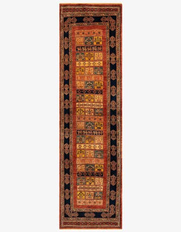 2' 8 x 9' 5 Luribaft Wool Runner Rug