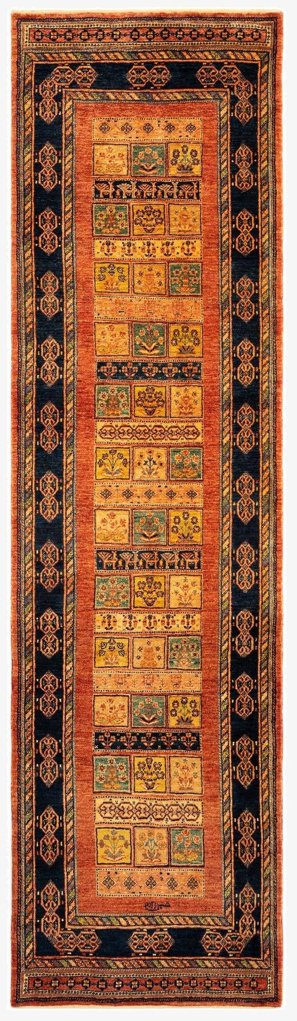 2' 10 x 10' 2 Luribaft Wool Runner Rug