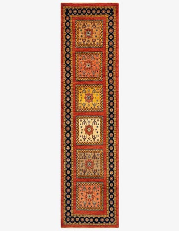 2' 7 x 9' 9 Luribaft Wool Runner Rug