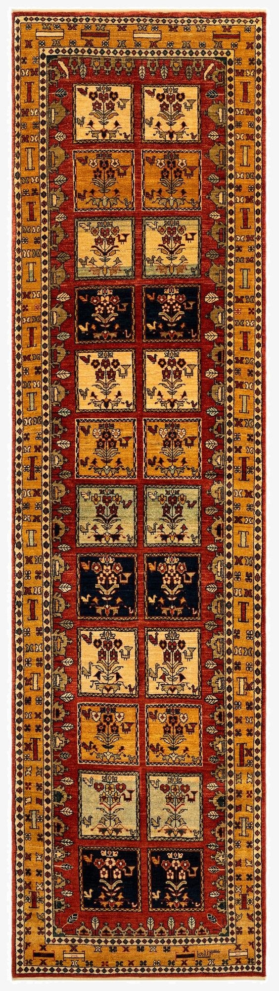 2' 8 x 9' 11 Luribaft Wool Runner Rug