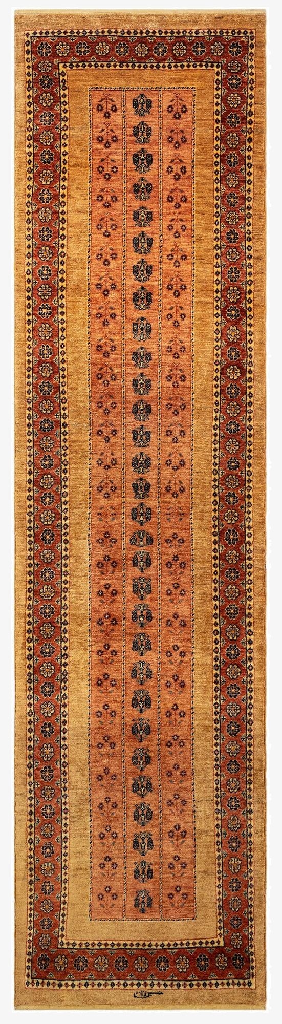 2' 7 x 10' 3 Luribaft Wool Runner Rug