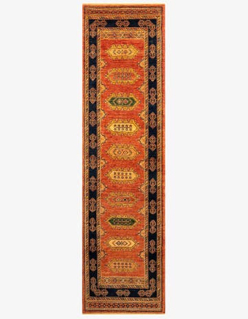 2' 8 x 9' 11 Luribaft Wool Runner Rug