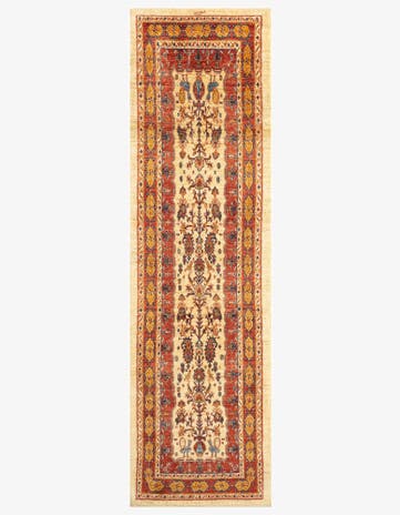 2' 9 x 9' 6 Luribaft Wool Runner Rug