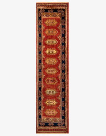 2' 8 x 10' 5 Luribaft Wool Runner Rug