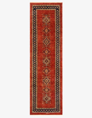2' 8 x 9' Luribaft Wool Runner Rug