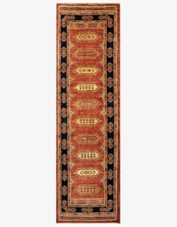 2' 11 x 9' 9 Luribaft Wool Runner Rug