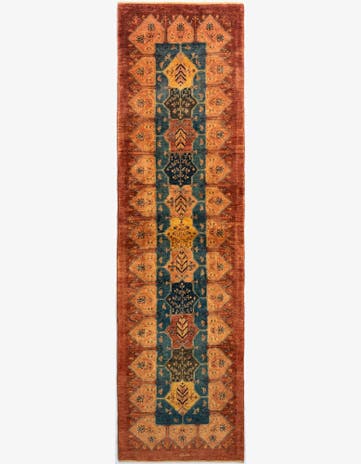 3' x 11' 2 Luribaft Wool Runner Rug