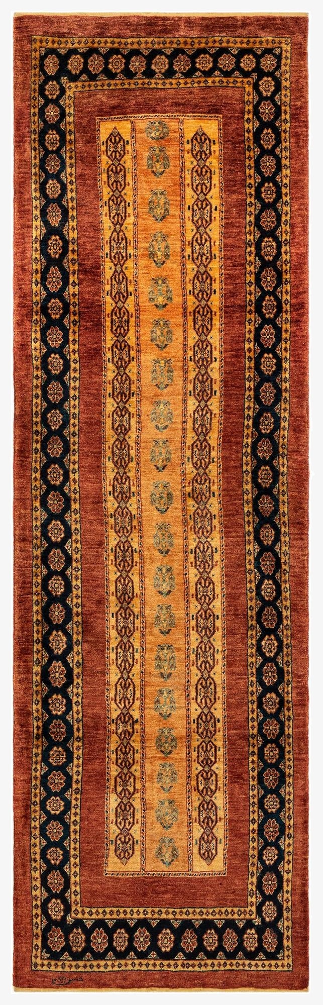 2' 10 x 9' 7 Luribaft Wool Runner Rug