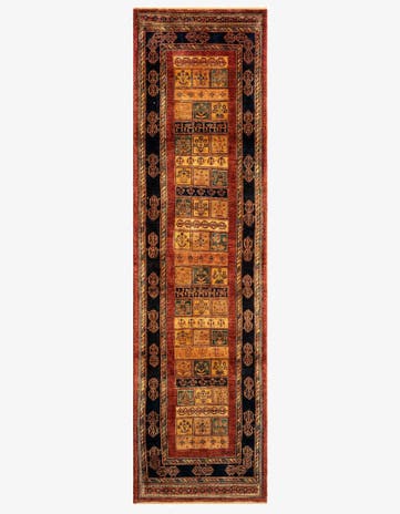 2' 7 x 9' 9 Luribaft Wool Runner Rug