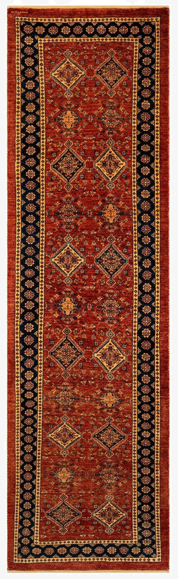 2' 8 x 9' 3 Luribaft Wool Runner Rug