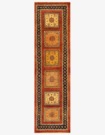 2' 7 x 9' 8 Luribaft Wool Runner Rug