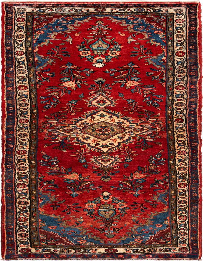 Detail image of 3' 7 x 10' 10 Mahal Wool Runner Rug