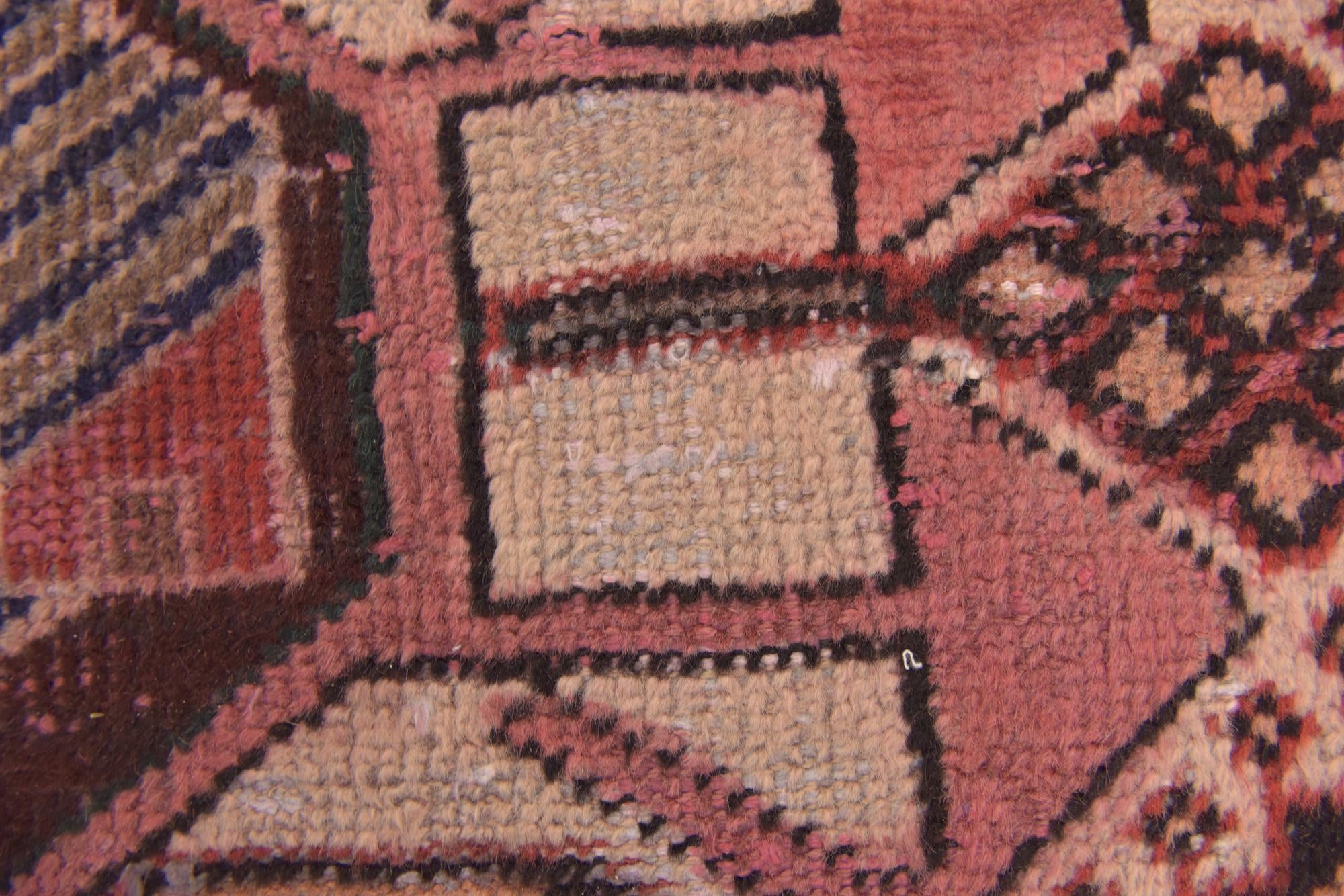5' x 9' 10 Hand Knotted Mahal Persian Wool Runner Rug