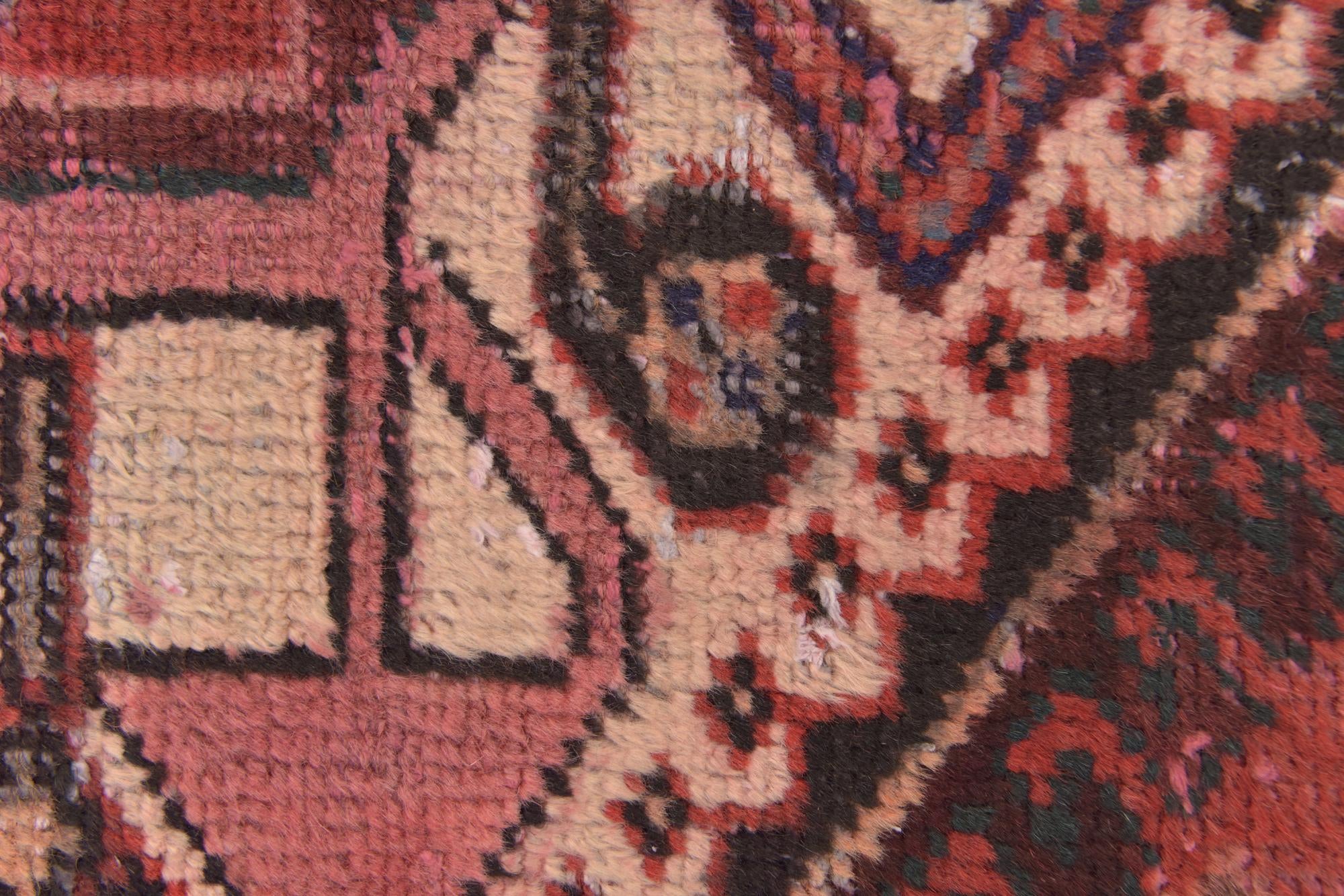 5' x 9' 10 Hand Knotted Mahal Persian Wool Runner Rug