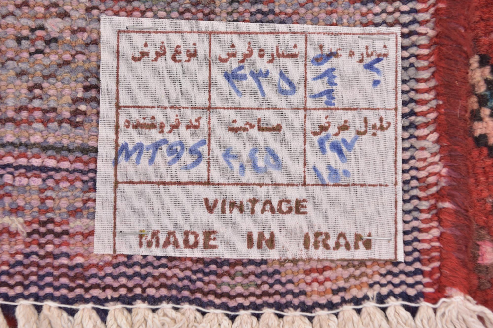 5' x 9' 10 Hand Knotted Mahal Persian Wool Runner Rug