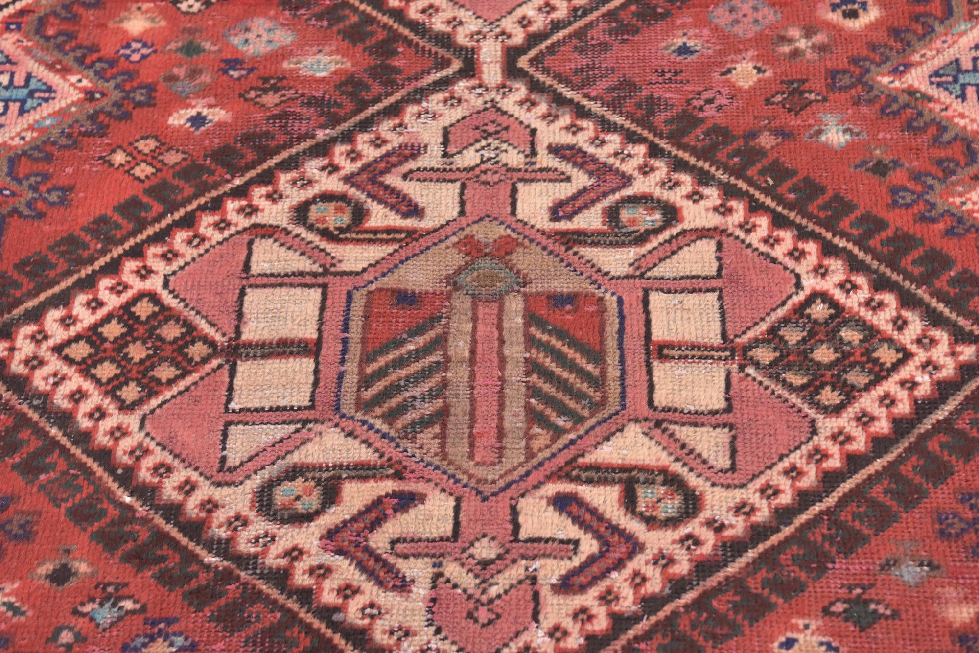 5' x 9' 10 Hand Knotted Mahal Persian Wool Runner Rug