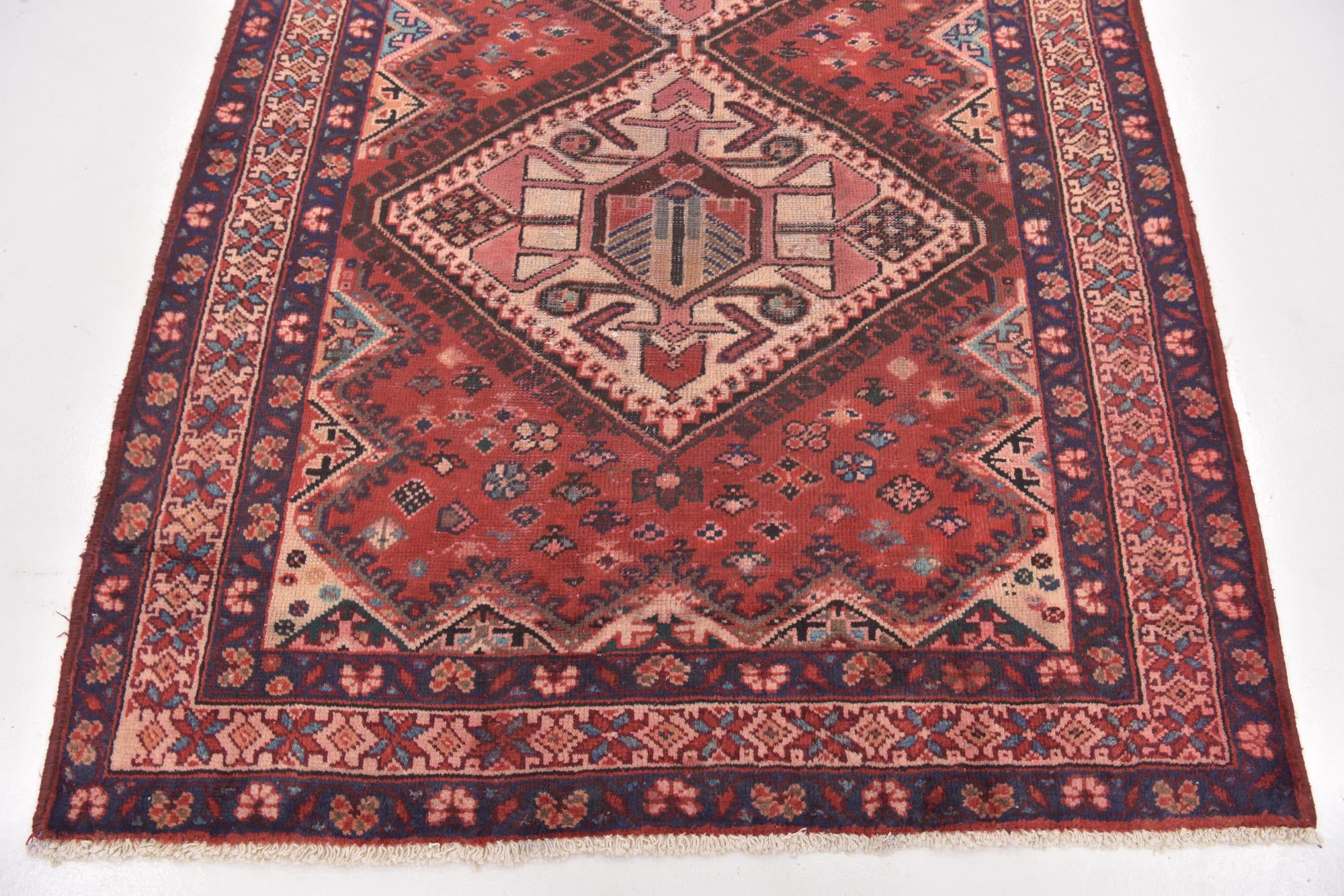 5' x 9' 10 Hand Knotted Mahal Persian Wool Runner Rug