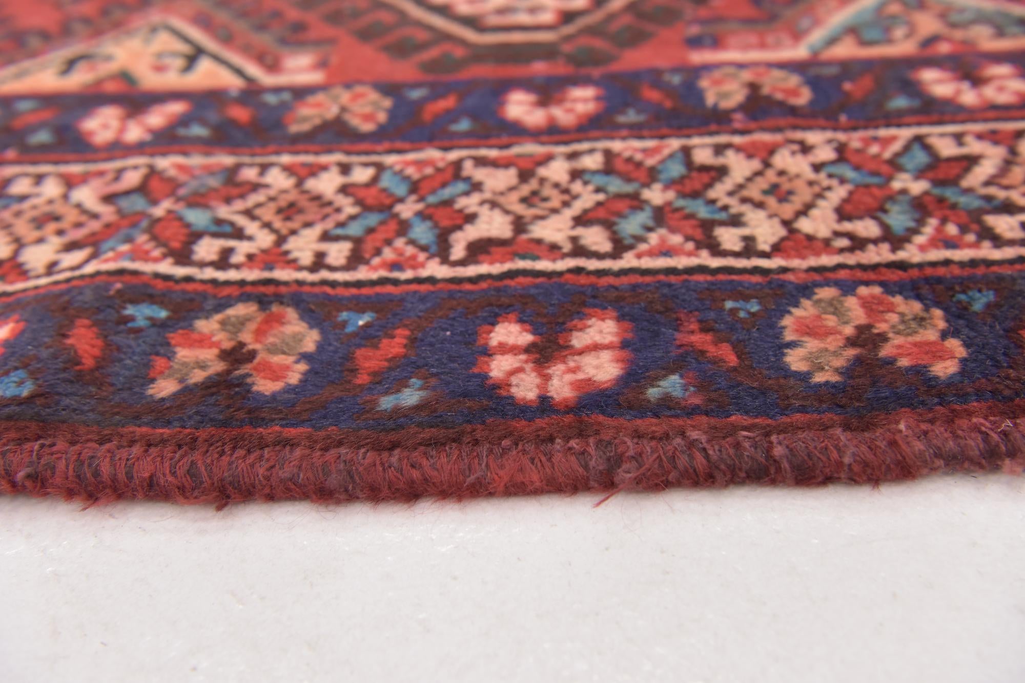 5' x 9' 10 Hand Knotted Mahal Persian Wool Runner Rug