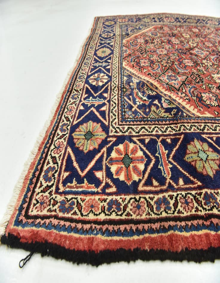 Detail image of 5' 7 x 11' 3  Hand Knotted Mahal Persian Wool Runner Rug