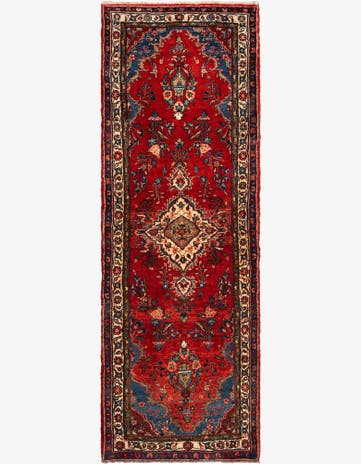 3' 7 x 10' 10 Mahal Wool Runner Rug