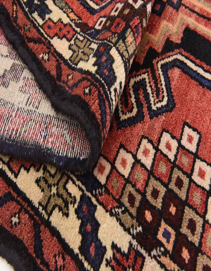 Detail image of 3' 3 x 9' 10 Hand Knotted Malayer Persian Wool Runner Rug