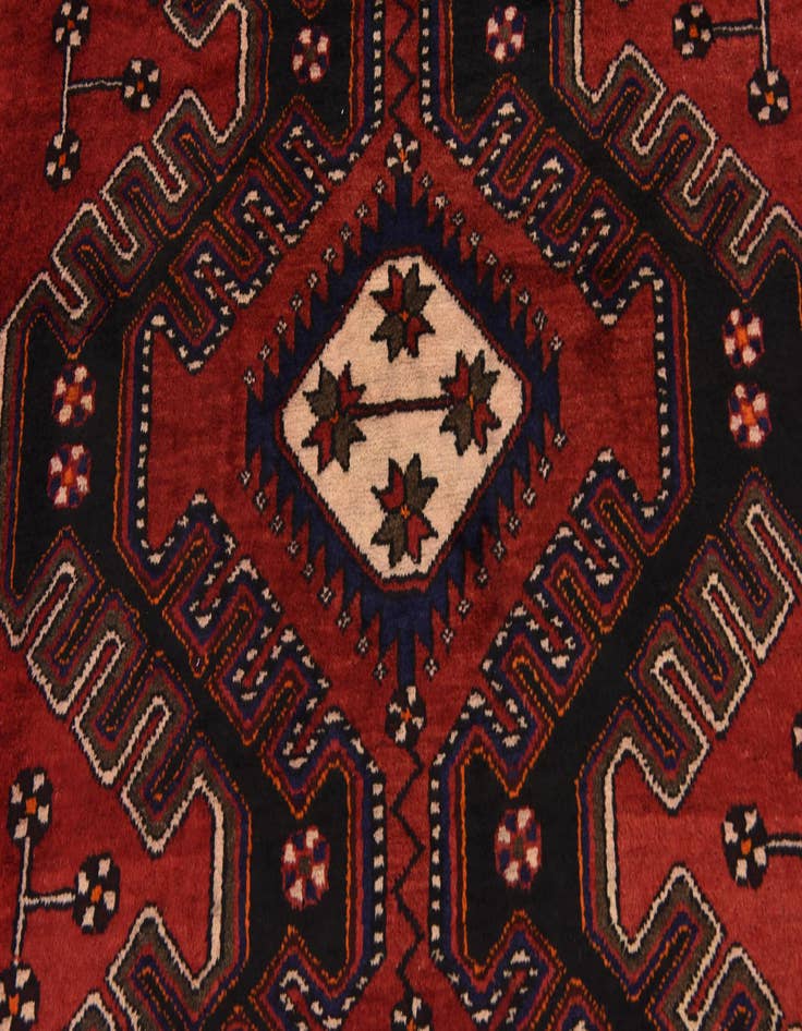 Detail image of 4' 8 x 10' 2  Hand Knotted Malayer Persian Wool Runner Rug