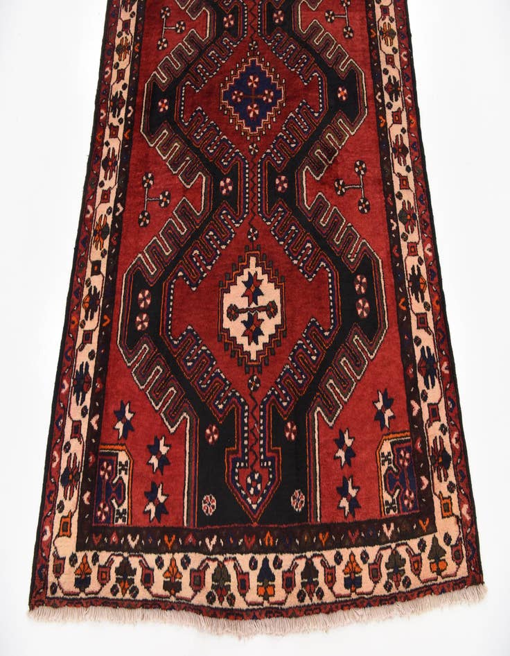 Detail image of 4' 8 x 10' 2  Hand Knotted Malayer Persian Wool Runner Rug