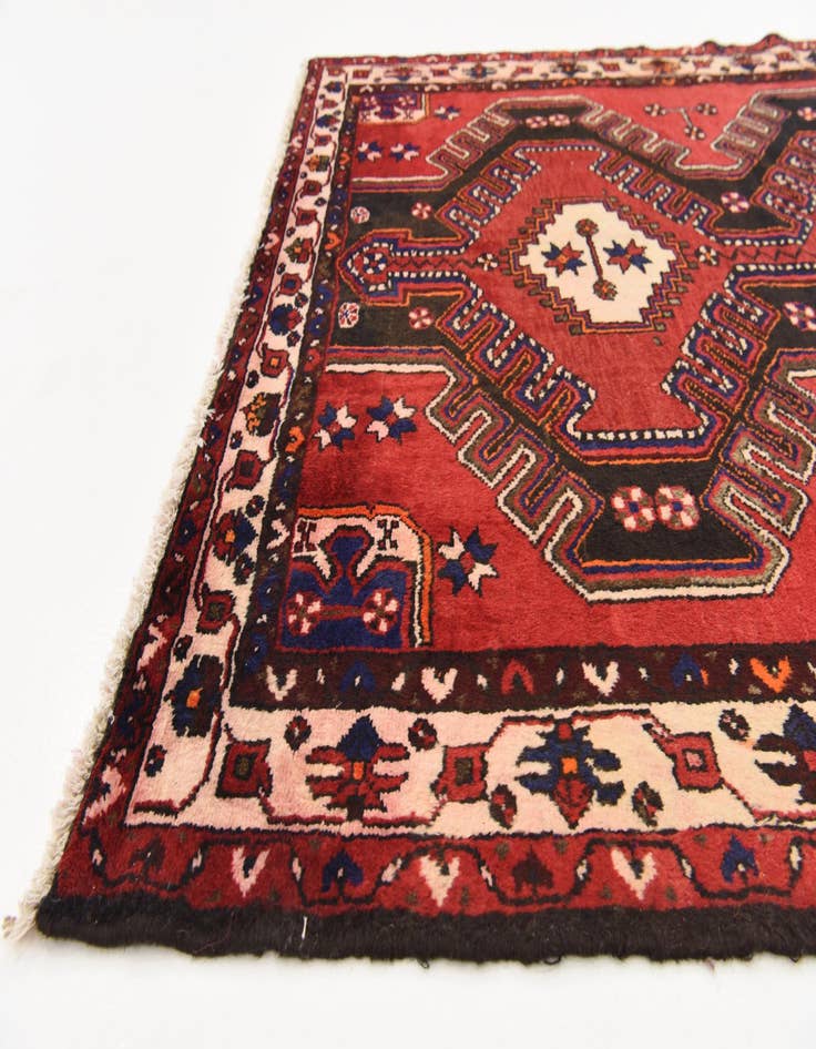 Detail image of 4' 8 x 10' 2  Hand Knotted Malayer Persian Wool Runner Rug
