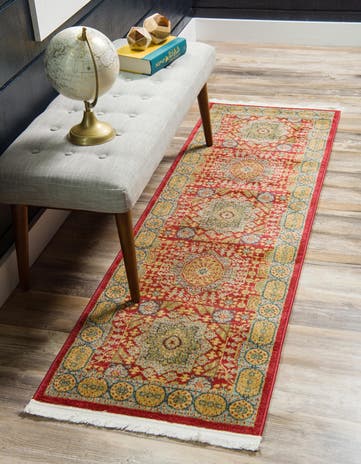 2' 7 x 10' Mamluk Runner Rug