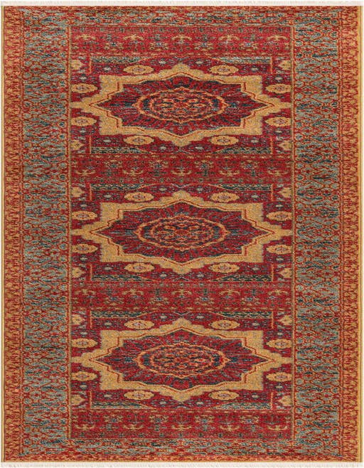 Detail image of 2' 7 x 10' Mamluk Runner Rug