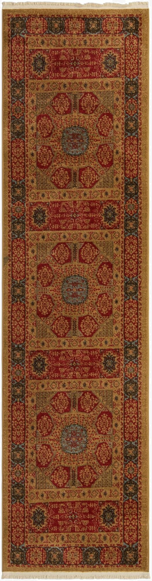 2' 7 x 10' Mamluk Runner Rug