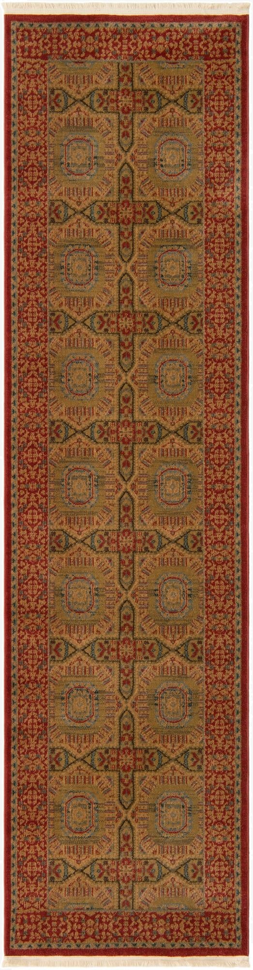 2' 7 x 10' Mamluk Runner Rug