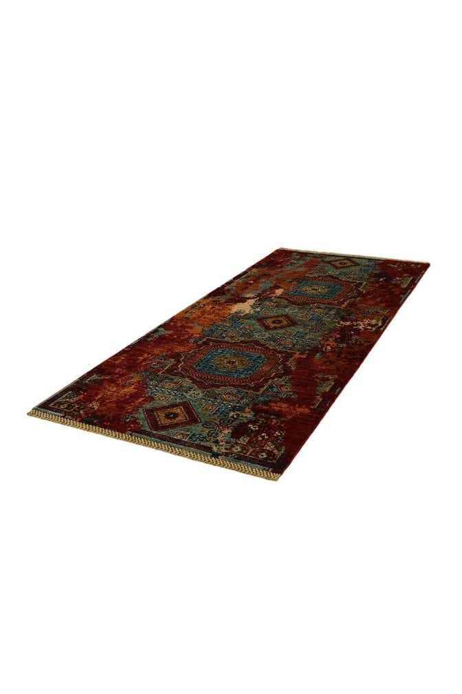 2' 11 x 6' 11 Hand Knotted Mamluk Ziegler Runner Rug
